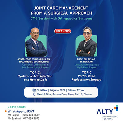 Joint Care Management from a Surgical Approach